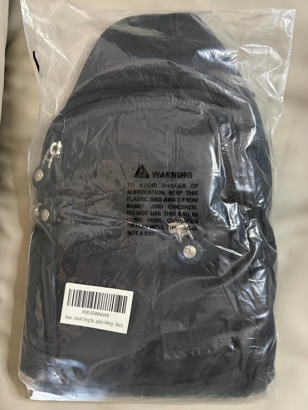 ⚡️Small Black Sling Back backpack Crossbody - Picture 5 of 8